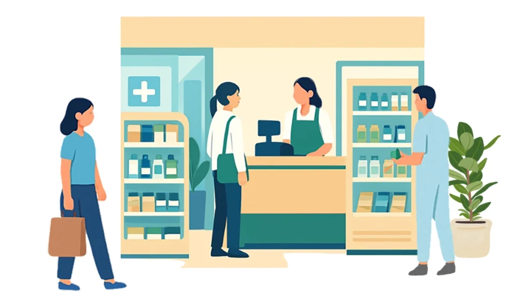 オアシスMSC　病院内の店舗